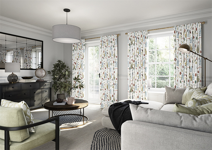 Amala, Teal - Made to Measure Curtains - Image 7